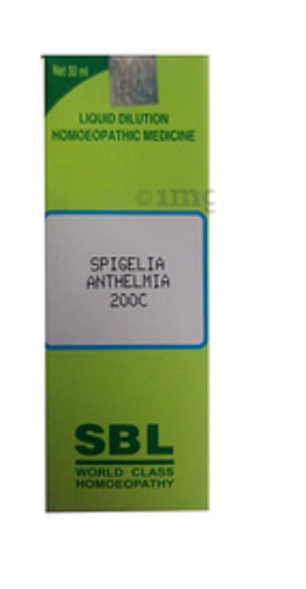 

@ SBL Spigelia Anthelmia 200 CH Homeopathic Medicine 30ML