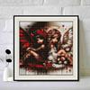 5D Diamond Painting Kit Fantasy Angel and Little Devil Pattern DIY Rhinestone Art Canvas Relaxing Wall Decoration Home Decor
