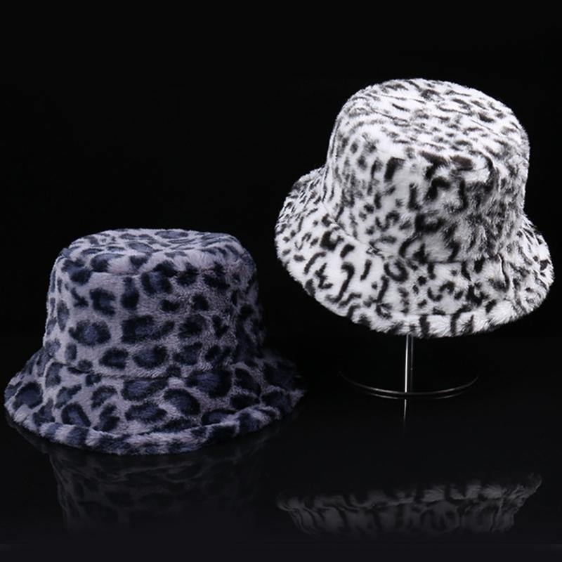 Winter Plush Bucket Hat Warm Fisherman Hat Outdoor Activity Fashionable Hat for Outdoor Activities and Daily Wear