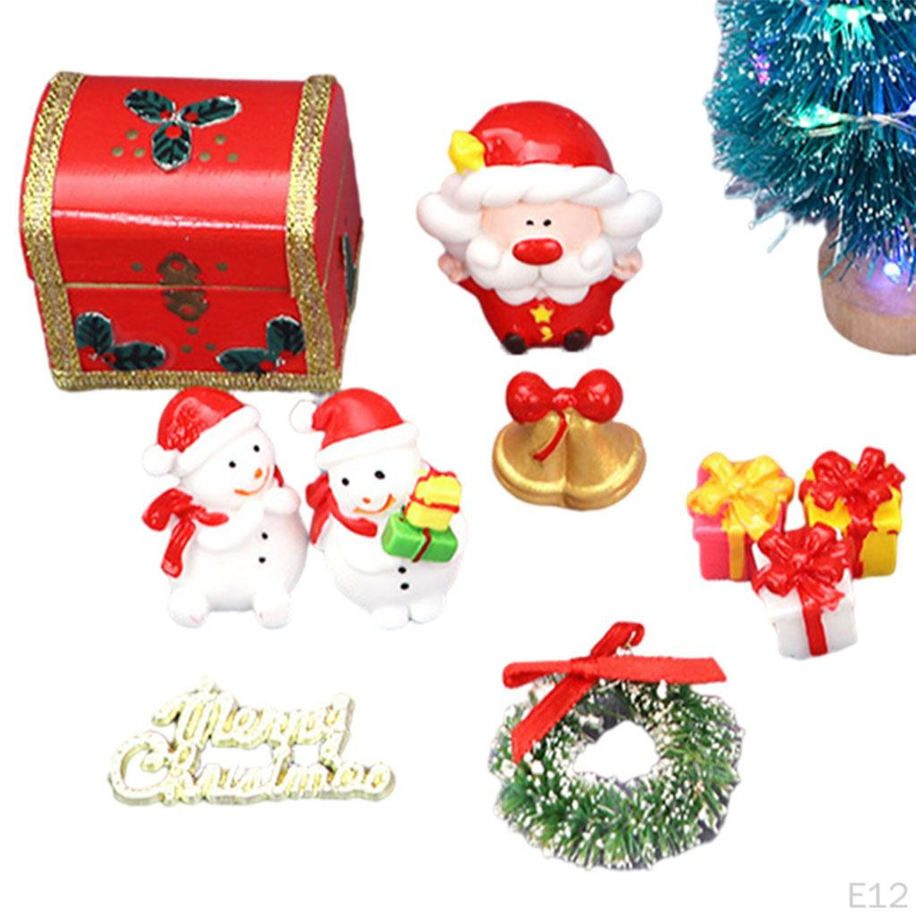 1/12 Dollhouse Christmas Crafts Classic DIY Creative Miniature Ornament for Fairy Supplies