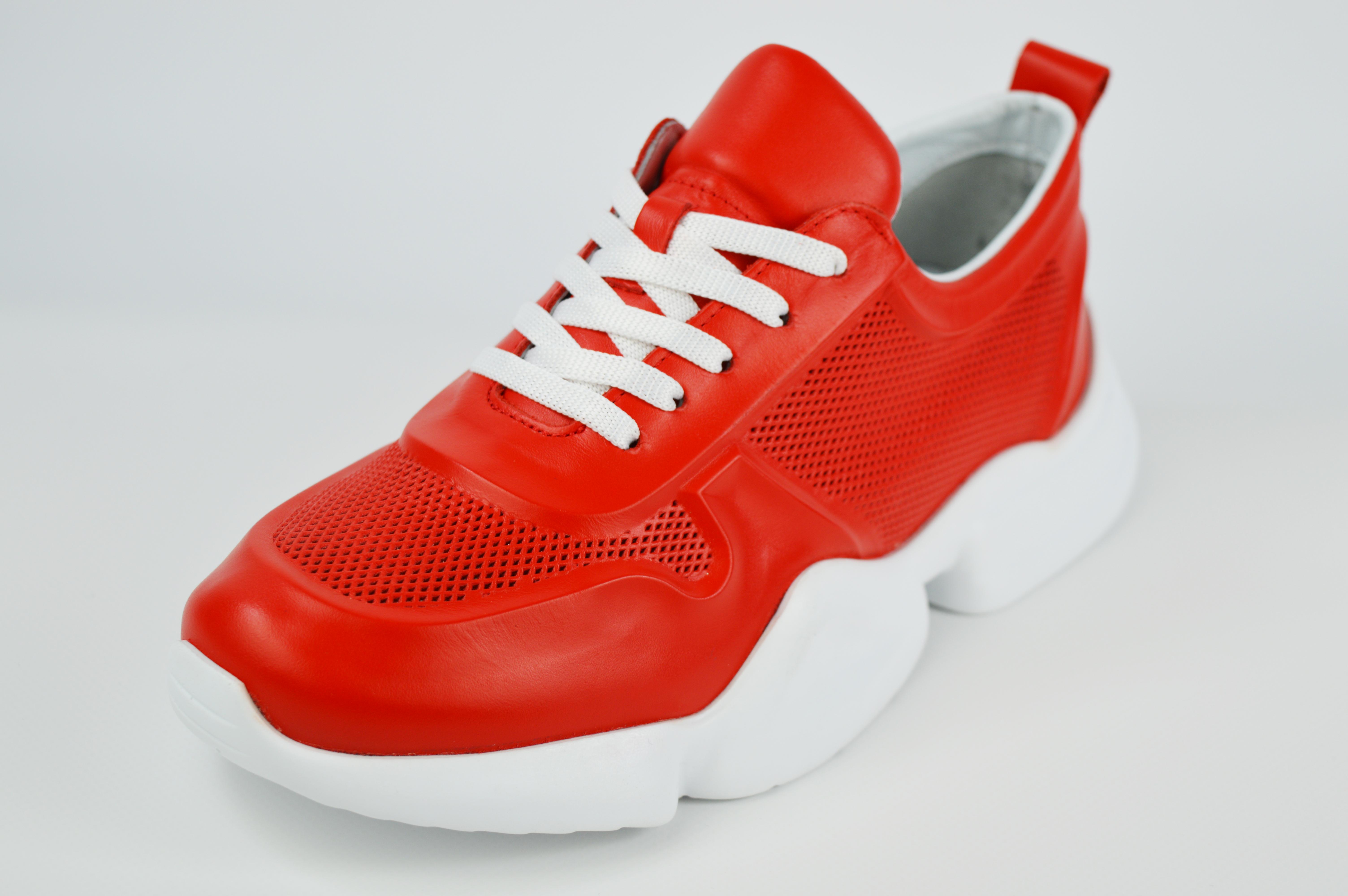 

Кросівки перфоровані Evromoda 4017 36 37 червоний