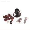 1Set Guide Attachment Twist Drill Bit Rotary Router Milling Cutter Wood Carving Tool Kit Dedicated Locator Woodwork Tool