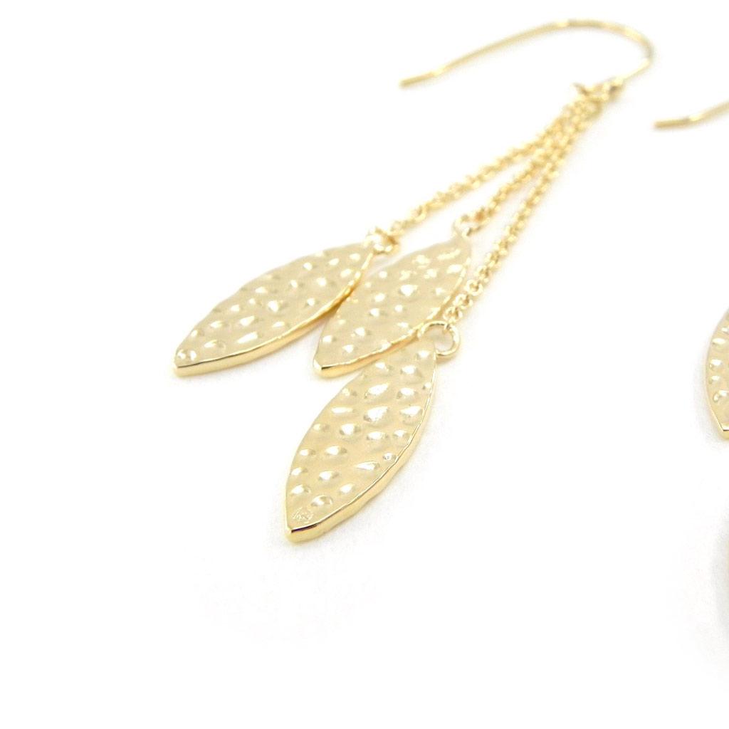 Les Trésors De Lily [F6270] - Gold Plated 'Choreography' Earrings