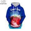 Newest Candy Snack Bag Chocolate Sauce 3D Hoodies Food Harajuku Men Women Long Sleeve PulloVer Hooded Sweatshirt Casual Brand