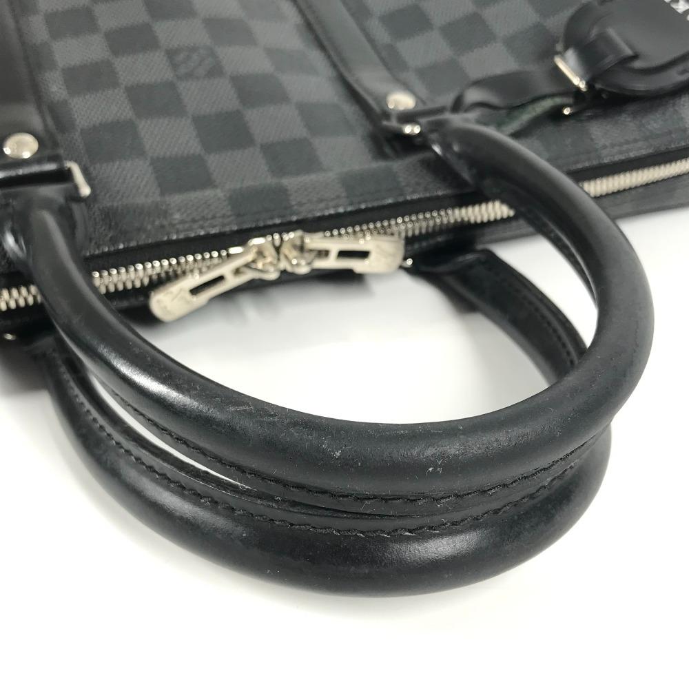 Louis Vuitton N41125 Damier Graphite Porto Document Voyage PDV Hand Bag