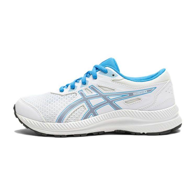 Asics Gel-Contend 8 Comfortable Lightweight Stability Outdoor Sports Running Shoes Kids Sneakers White 1014A259-107