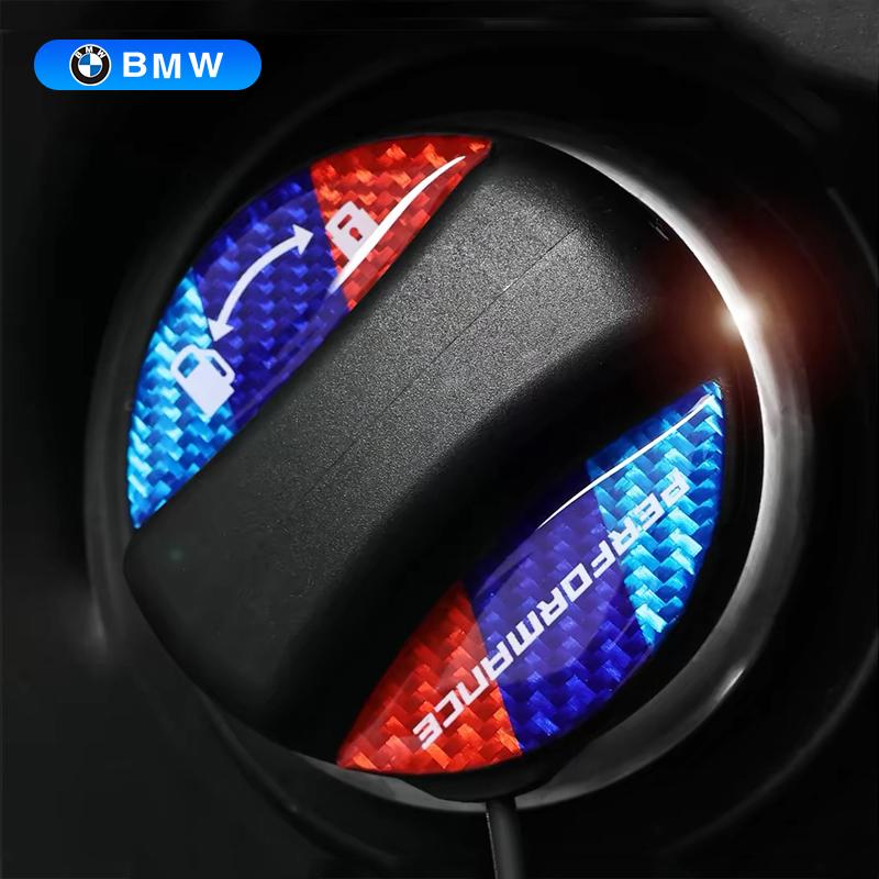 Car Fuel Cap Decal Carbon Fiber Protective Cover For BMW X1 X2 X3 X5 X4 X6 X7 G30 G20 G32 G11 G12 F40 F30 F20 F10 F glasses clip QSGJL1