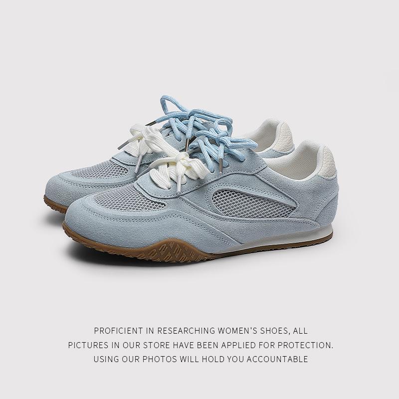 Thin German Training Shoes Women'S New Spring And Summer Mesh Flat White Shoes Casual Sports Women'S Shoes Forrest Gump Shoes 26