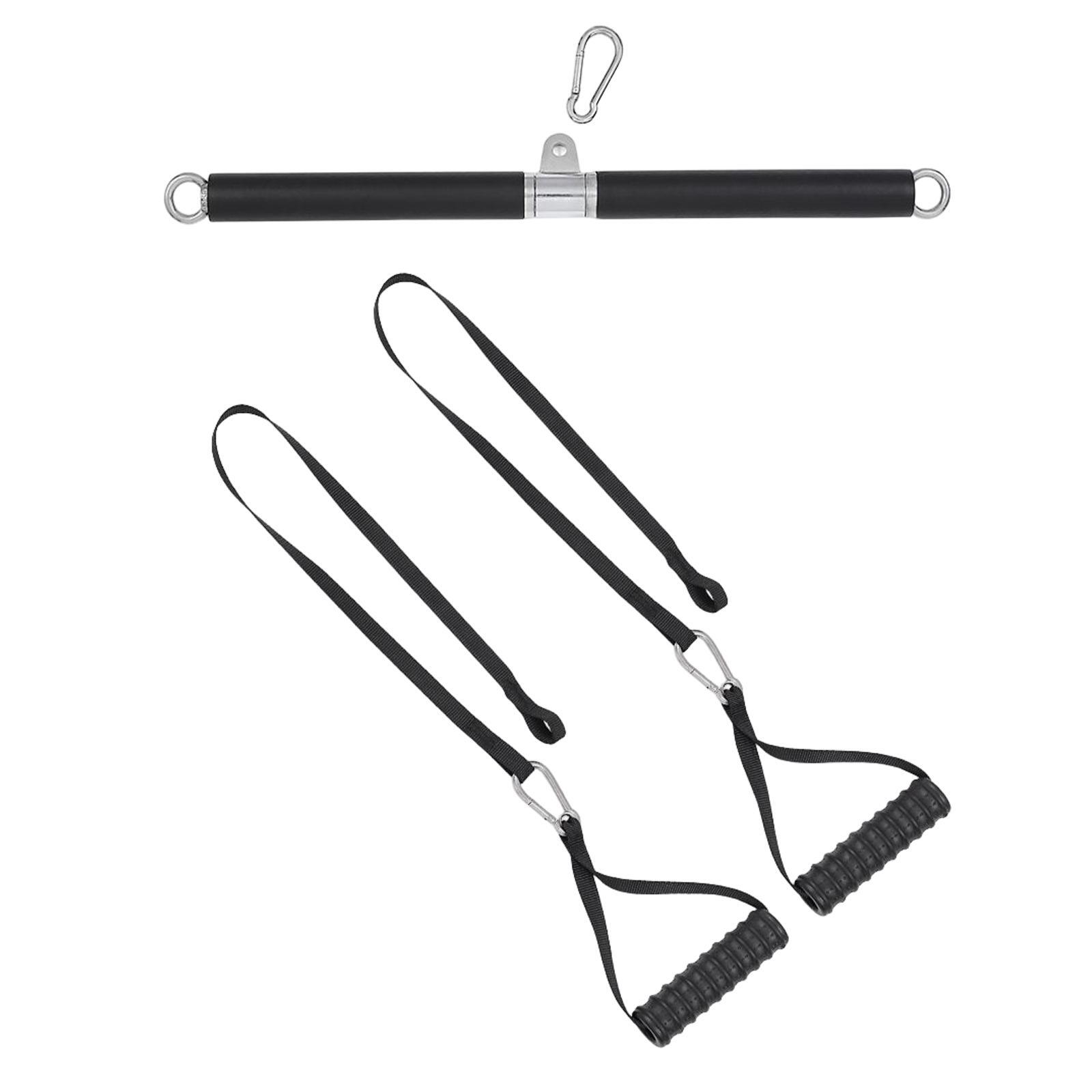 

Tricep Rope Straight Bar Cable Machine Equipment Fitness for Rowing Machine