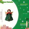 Corded Christmas Angel Decorations, Illustrated Wooden Figures for Seasonal Displays, Gift Bags, Wreaths, and Mantels
