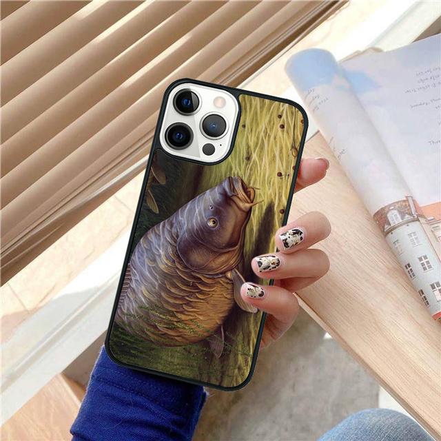 CARP FISHING Soft TPU Coque Shell For iPhone 17 Air 15 16 14 13 12 Pro Max 11 Pro Max Plus Phone Case Cover