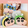 Plush Shinchan Crayon Toy Head Shaped Pillow Cartoon Doll Sofa Cushion Gift