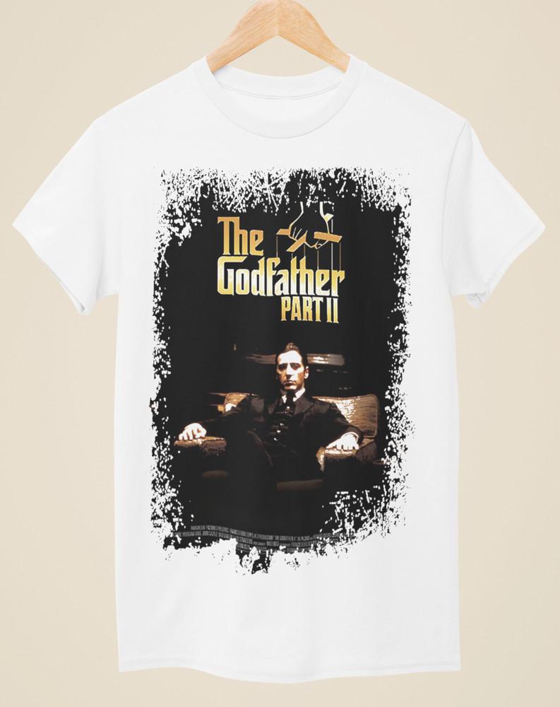 The Godfather Part II - Movie Poster Inspired Unisex White T-Shirt Unisex T-Shirt XL