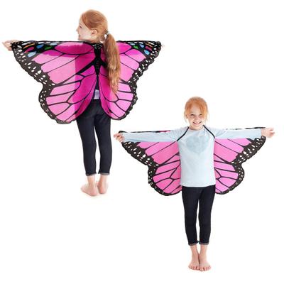 Child Butterfly Cape Eye-catching Easy To Wear Flexible Butterfly Wing Costume for Festival Cosplay Parties