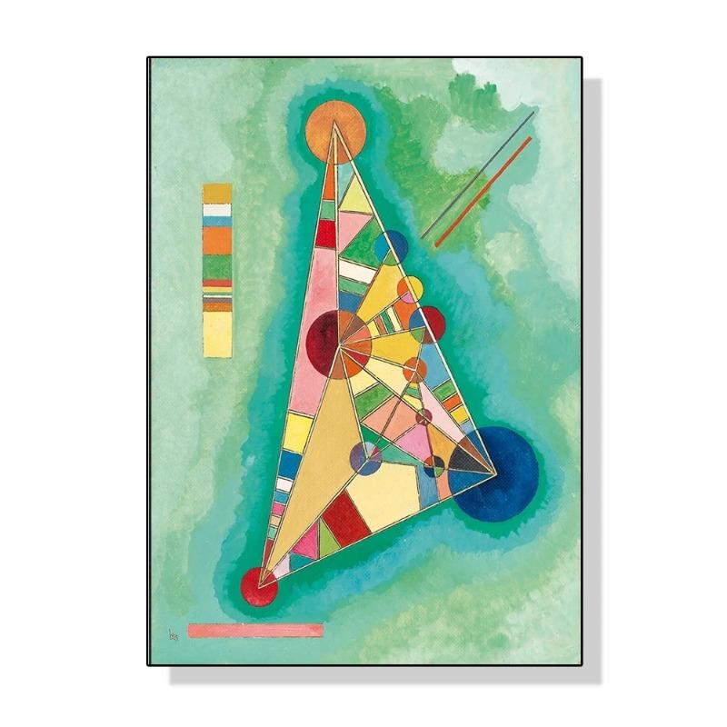 Wassily Kandinsky Geometric Wall Art Poster Prints Modern Abstract Style Canvas Painting Picture for Living Room Home Decor