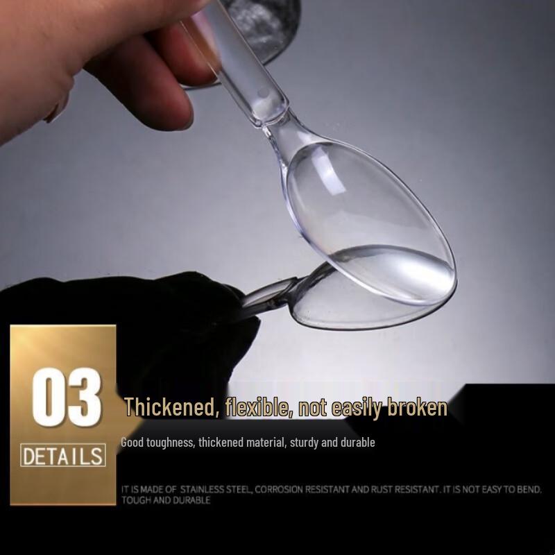 Jiexing Disposable Plastic Fork Spoon Set