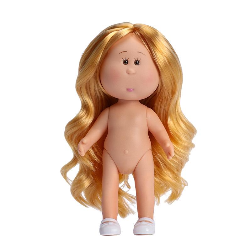 14Cm / 5.5 Inch "Potato Doll" Mia Naked Doll – Mini Bjd Blank Canvas For Handmade Repaint, Collectible Art Doll