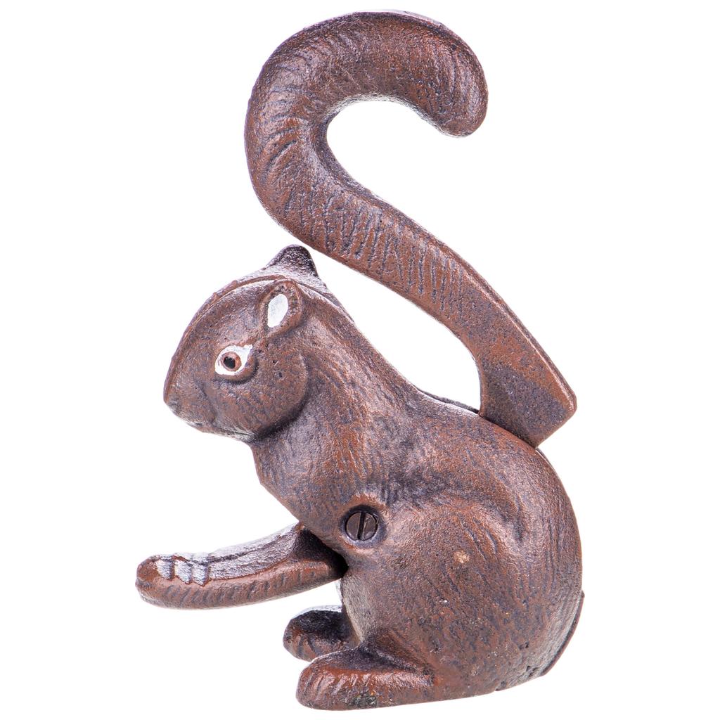 Squirrel nutcracker bronze cast iron