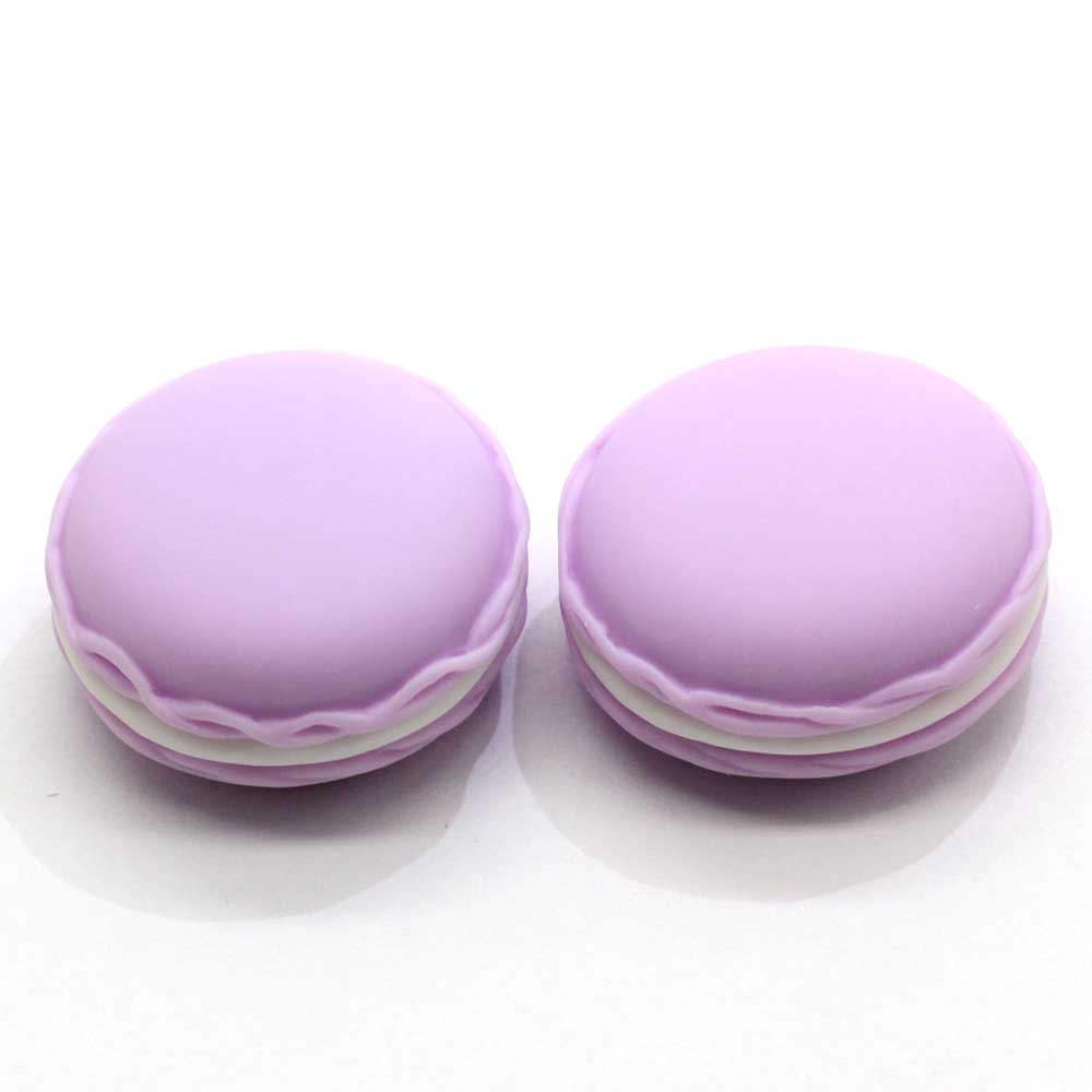 100Pcs Mini Macarons Cake Resin Flatback Cabochons Kawaii Simulation Dessert Macarons Cake Food Slime Charms Hair Bow Center DIY