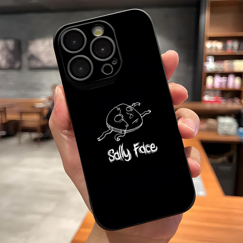 

Чехол для телефона S-Sally Face Для IPhone 17 Pro Max 15 Pro 16 14 Plus 12 13 Mini 11 Pro Ударопрочный Мягкий Чехол iPhone14 Plus
