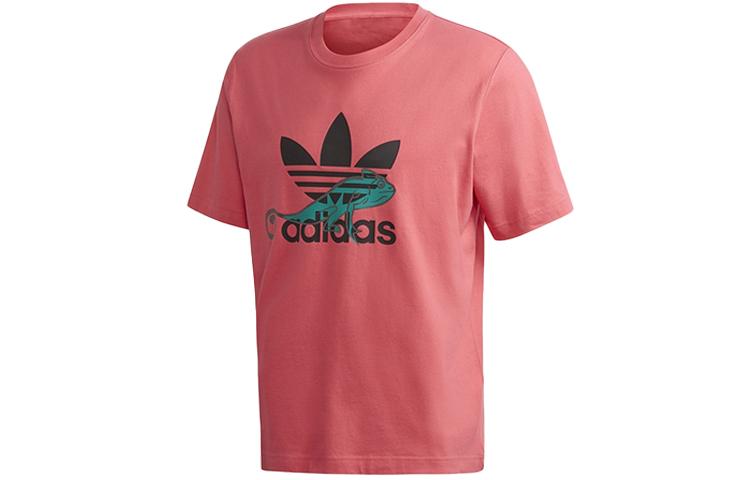 Adidas Originals T Shirts Men s Superior Pink Crew Neck Moderate Straight Fit FM3695 S