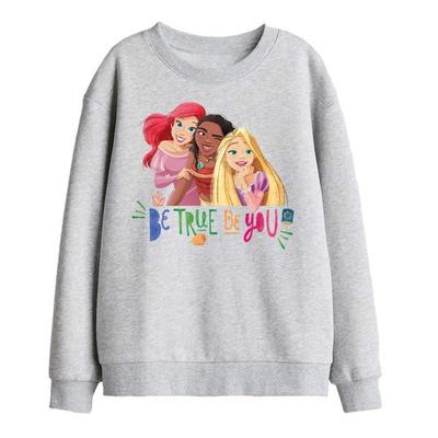 Childrens/Kids Be True, Be You Ariel Moana Rapunzel Sweatshirt