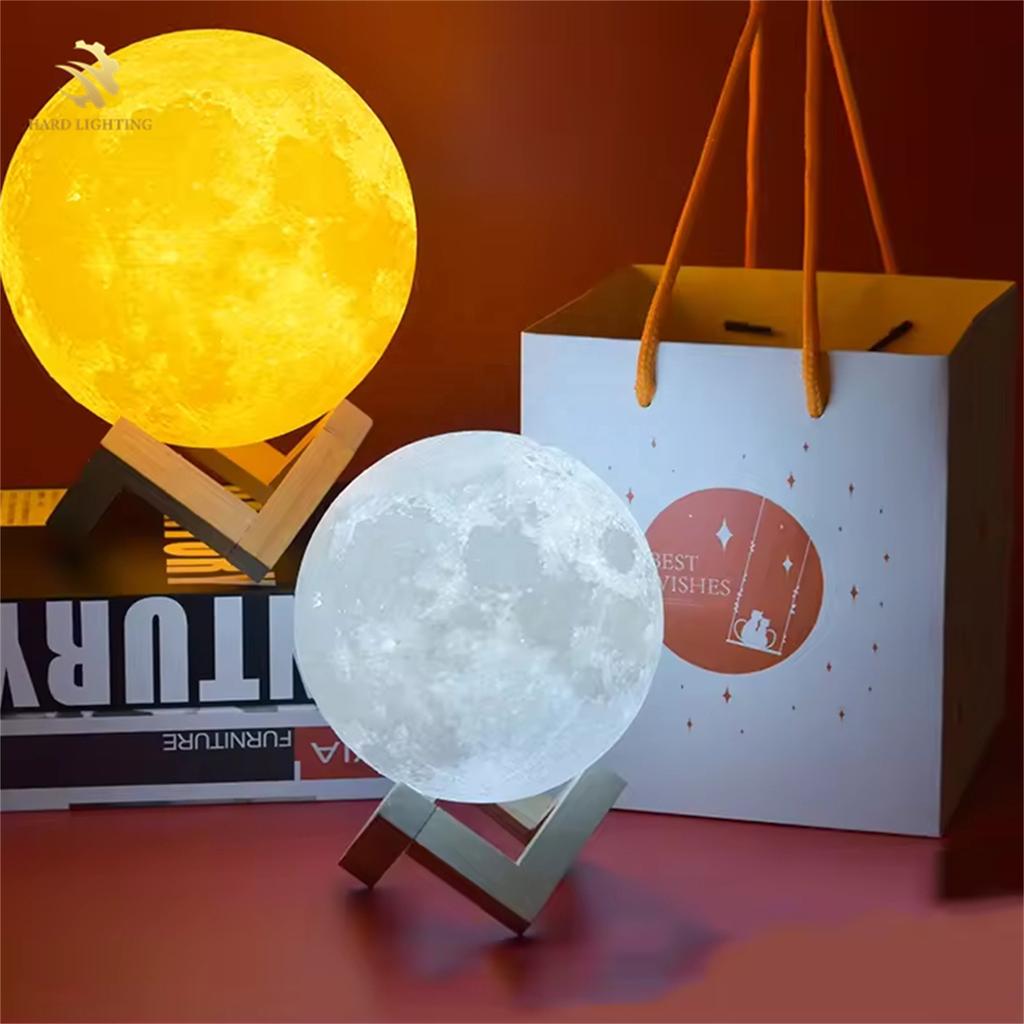 Hot Selling Modern Moon & Planet LED Desk Lamp USB Rechargeable ABS Nightstand with Shape Switch Home DIY Graffiti Style