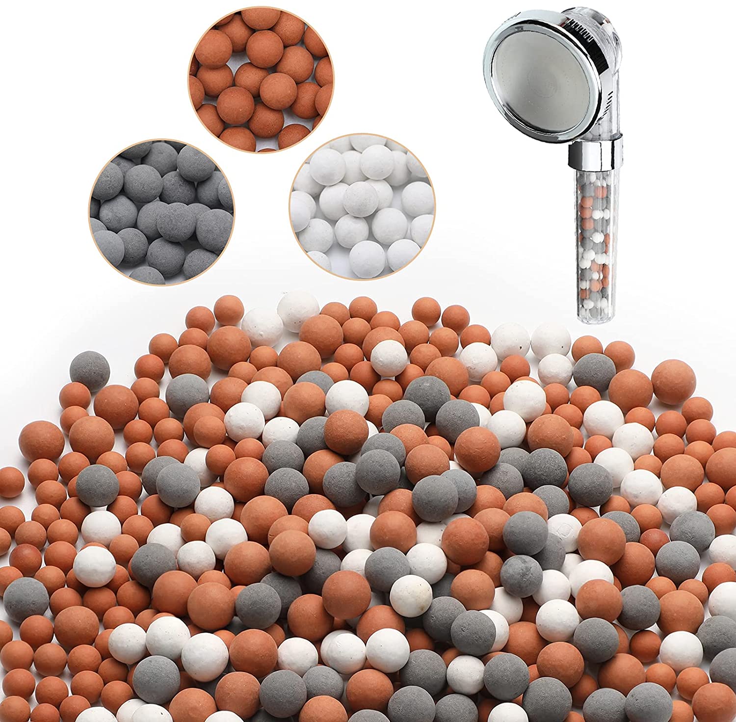 

Сменные насадки для душа, фильтр с бусинами, энергетический анион, минерализованные отрицательные ионы, керамические шарики, камни для очистки воды для душа