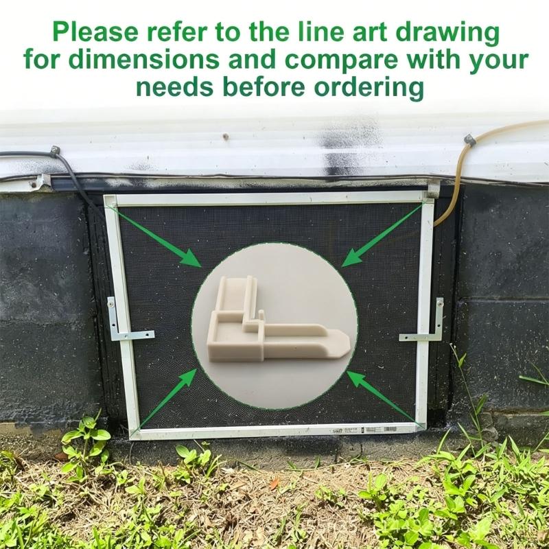 5/16x3/4Inch L Type Window Screen Frame Corner Connector Plastic Screen Corner Brackets For Home Renovation Enduring