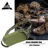 Field gear Japan Micro Body Military and Made of 1000D Nylon Bag, One-Shoulder Bag, Ultra-Lightweight, Water-Repellent Splash-Resistant, (Green)