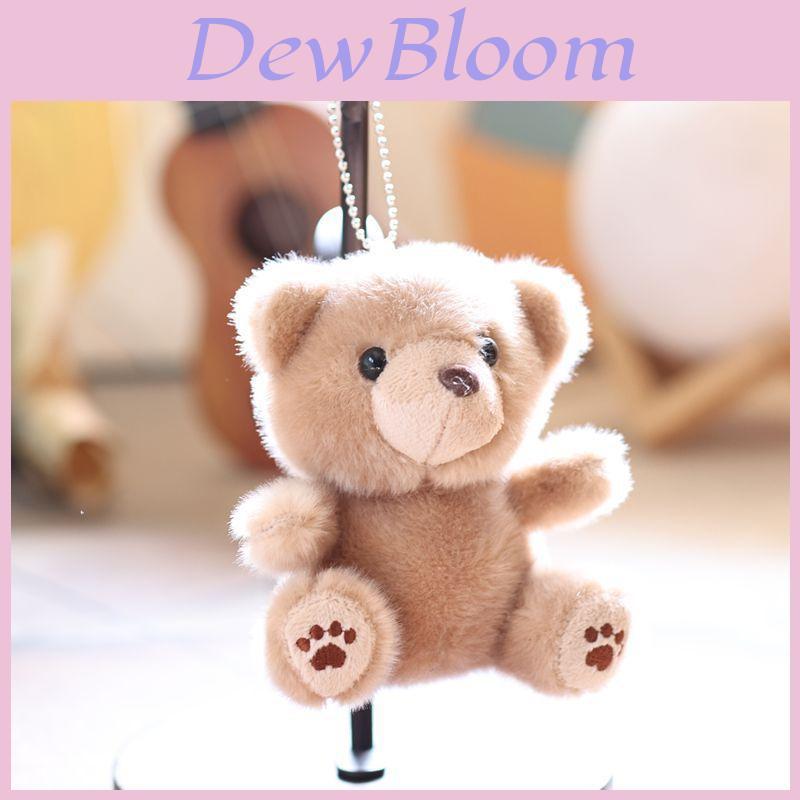 Portachiavi Orsacchiotto di Peluche con Materiale Corto in Peluche per Bambini e Bambine