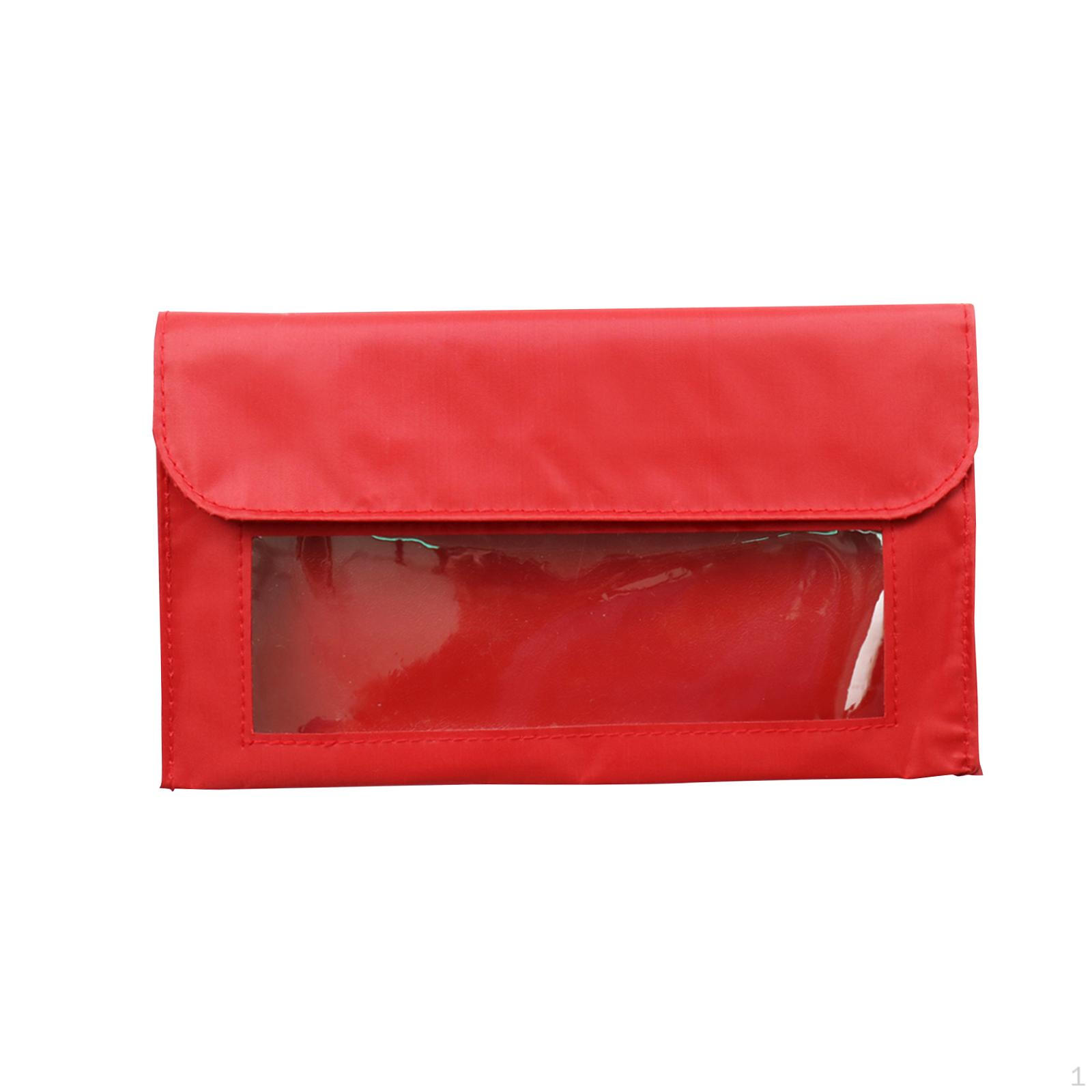 

Прочная классная сумка с магнитным карманом для хранения для школьного домашнего холодильника красный