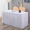 Elastic Table Cloth Hotel Conference Table Cover Meeting Room Office Flannel Rectangle Tableclover Wedding Banquet Decoration