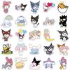 50/100pcs Sanrio Series Kuromi Hello Kitty Cinnamoroll Stickers Cute Multi-purpose Waterproof Decorative Refrigerator Computer