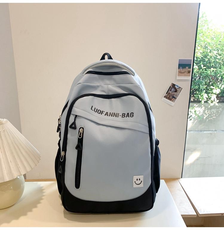 Schoolbag Simple Schoolbag Japanese Ins Mori Small Fresh Middle School Student Backpack Multi-compartment Primary School Student Lightweight Backpack