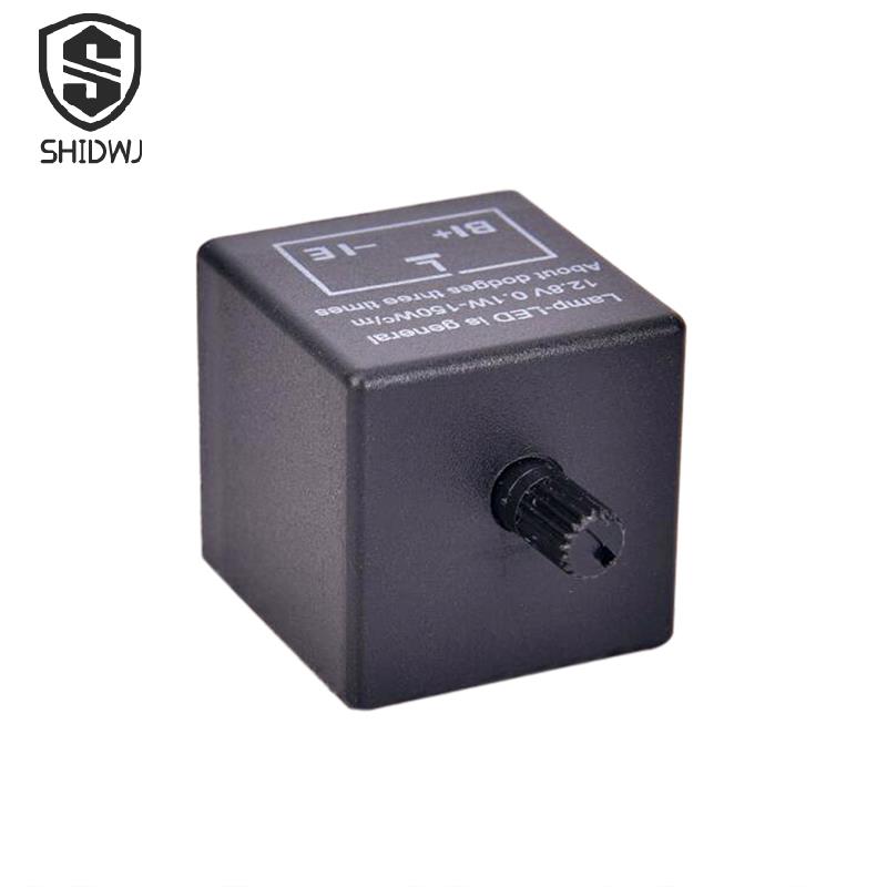 12V/24V 3-Pin 4Pin 5Pin LED Adjustable Car Flasher Flash Relay For Turn Signal Light CF13 80A/100A Automotive Van Boat Relays