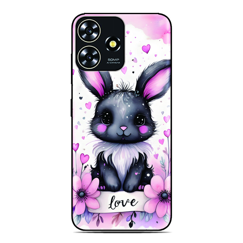 Rabbit Love Phone Case For Xiaomi Poco C85 C85x C40 M7 C71 Redmi 15C A7 A5 4G 11A 13C 12C Note 15 11 12 Pro 5G Back Cover