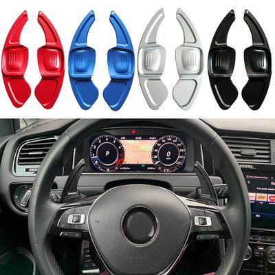 Car Paddle for Volkswagen VW Tiguan 2017- Steering Wheel Extension Shifter Shift Aluminum Alloy the Rudder DSG Gear Shift 2p