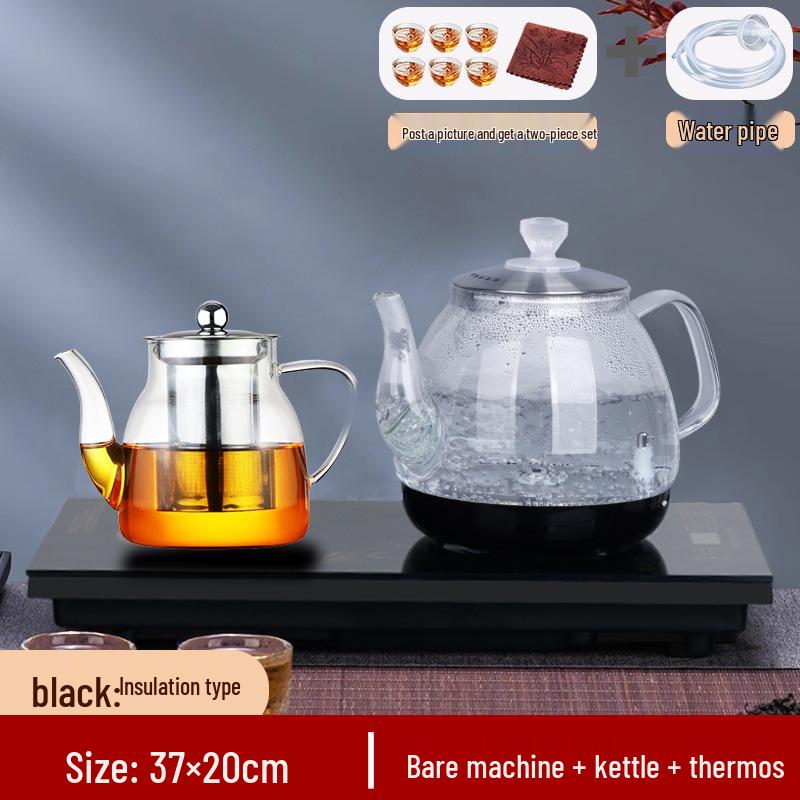 Smart Tea Brewing Station with Integrated Water Boiler and Automatic Filling Kettle