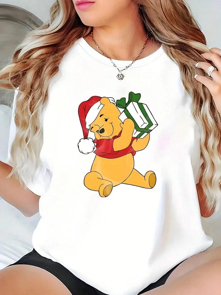 Winnie The Pooh Santa TShirt Unisex 2 S