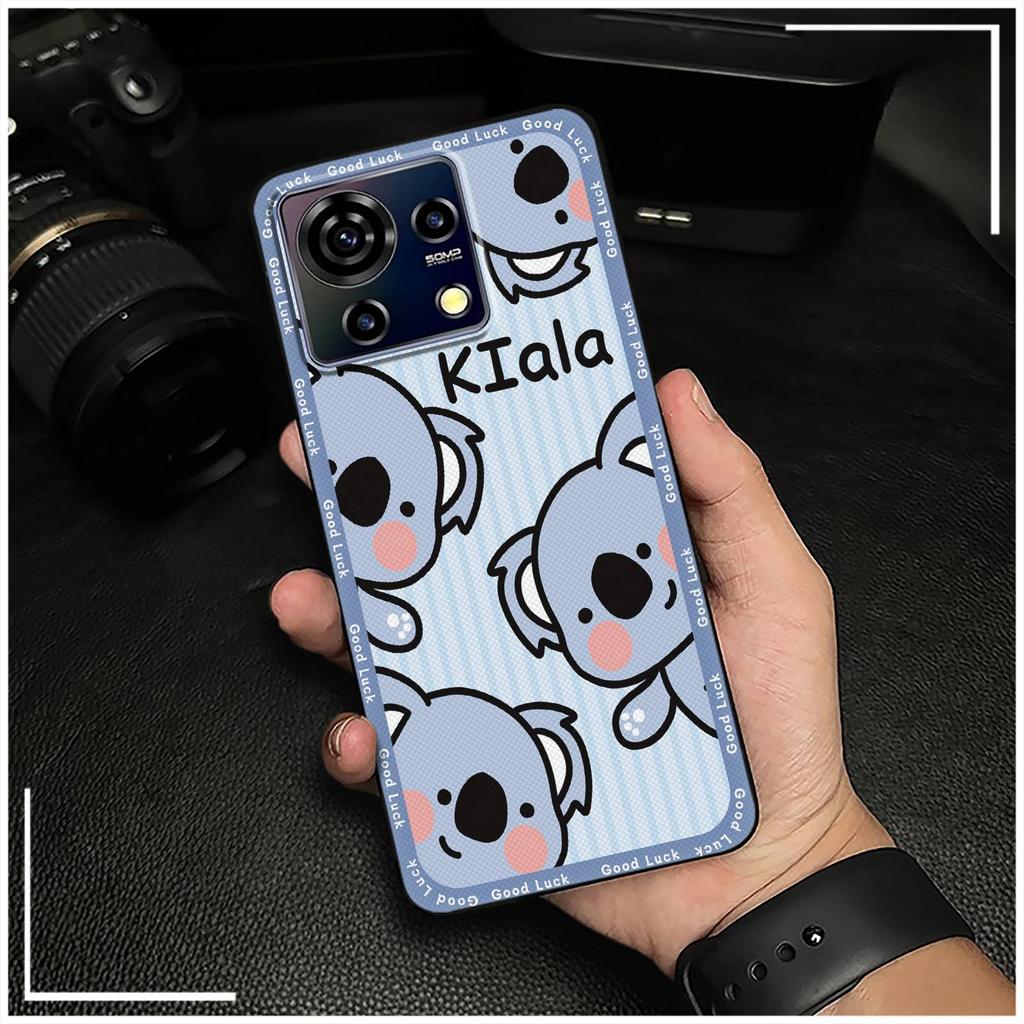 Strapazierfähige Niedliche Handyhülle Für ZTE Blade V50 Vita Cartoon Mode Design Graffiti Stoßfest Schützende Handytasche TPU