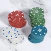 100PCS Poker Chips Cards with Dealer Chip Portable Carrying Case for Children Adults