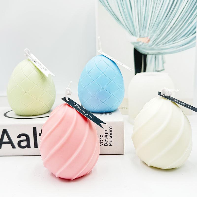 Easter Egg Candle Mold DIY Aromatherapy Candle Making Molds DIY Craft Silicone Mould