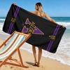 Alcorn State Braves Print Beach Towel, Large Soft Quick Dry Towel for Beach Camping Swimming