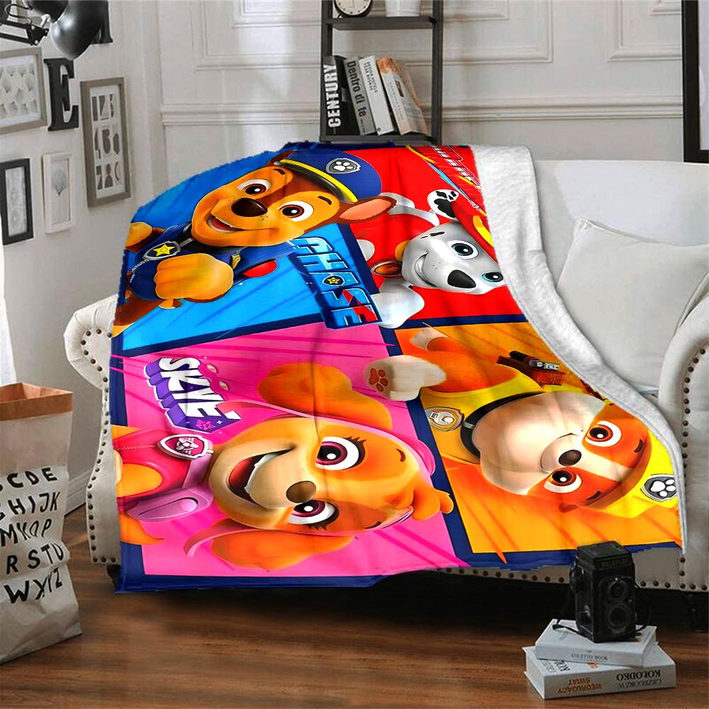 1pc Paw Paw23 Blanket, Gift, for Men and Women, Soft Blanket, Good for Sofa Bed Couch Travel, Lightweight Flannel Blanket
