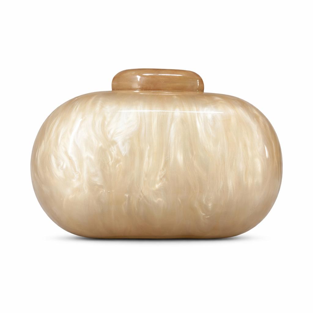 Women'S Bag Oval Shell Goose Egg Acrylic Fashion Dinner Bag Shoulder Oblique Span Bag