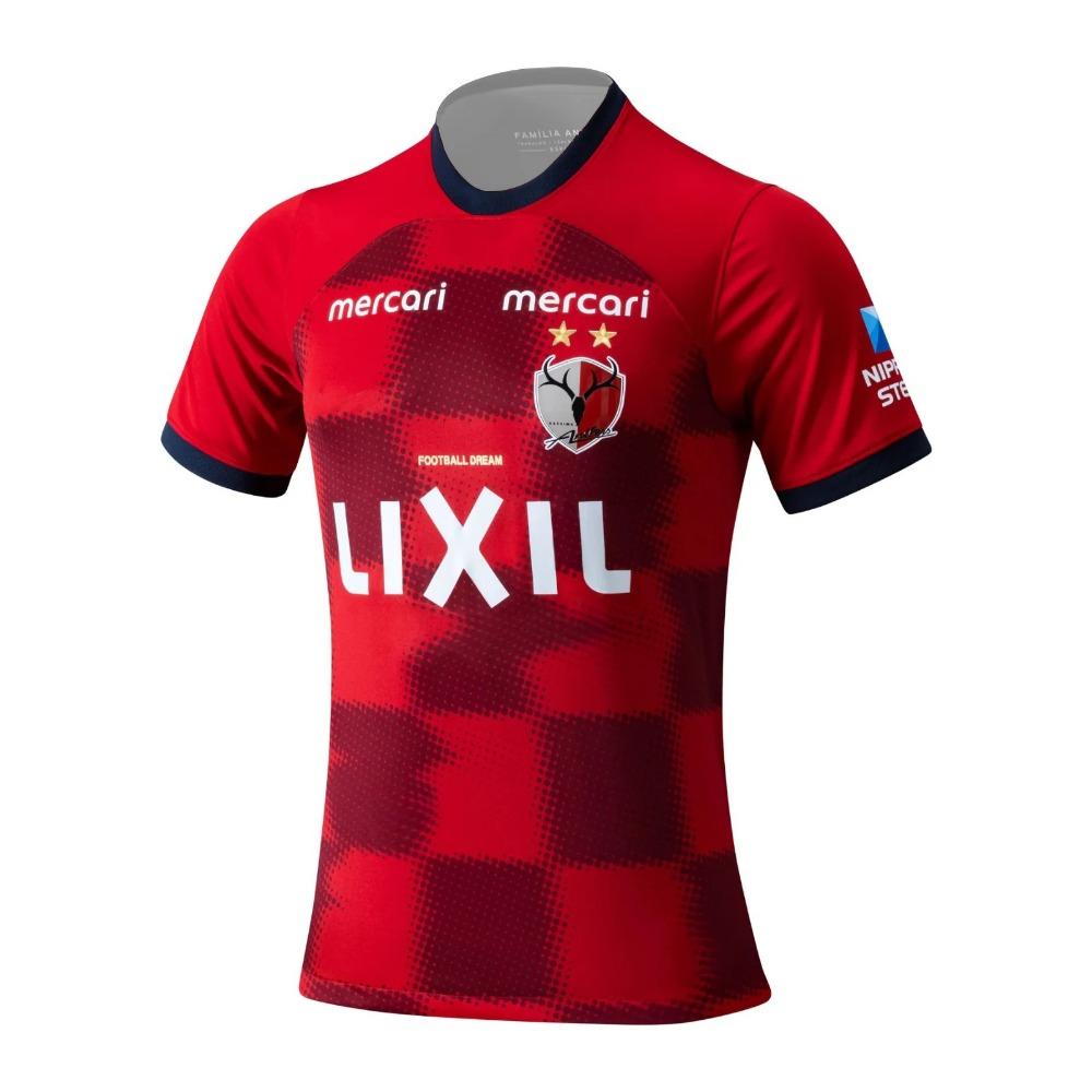 New Soccer Jersey Kashima Antlers Jersey Away Men Women Sports Casual T-Shirts Round Neck Short Sleeve Shirts Family Kids Tees