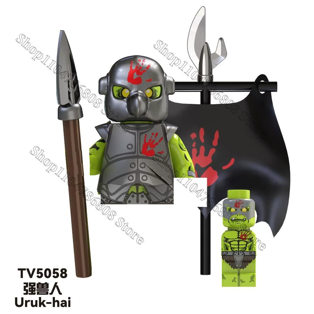 

Аниме-фигурка Властелин колец Урук-хай Боромир ОРКИ модель строительные блоки детский подарок кирпичные игрушки