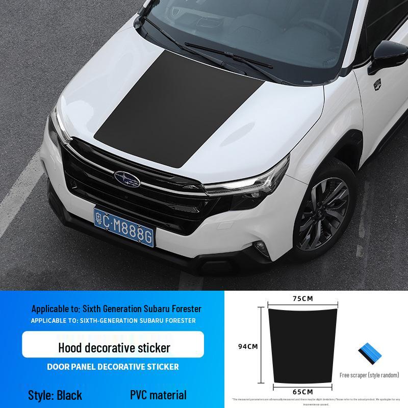 25-26 Subaru Forester Модифицированная крышка двигателя и наклейки для декора кузова