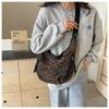 Leopardenmuster Leinwand Knödeltasche, Sportlicher Stil, Lässige und Vielseitige Beliebte Stofftasche, Tragbare und Modische Einzel-Schulter Crossbody-Tasche